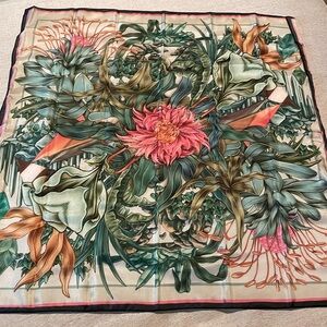 100% silk scarf